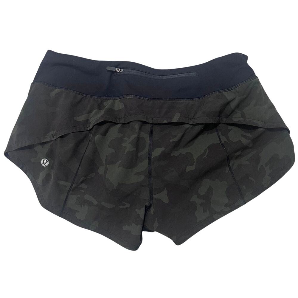 Lululemon Speed Up Short in the Heritage 365 Camo Deep Coal Multi Hotty Hot Sz 6 - Picture 8 of 8